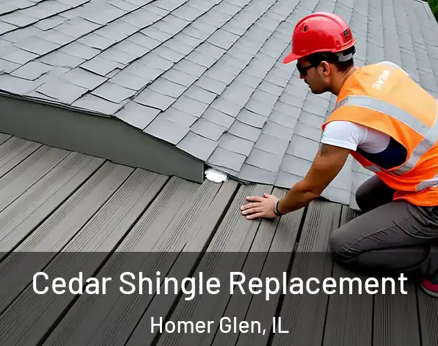  Cedar Shingle Replacement Homer Glen, IL