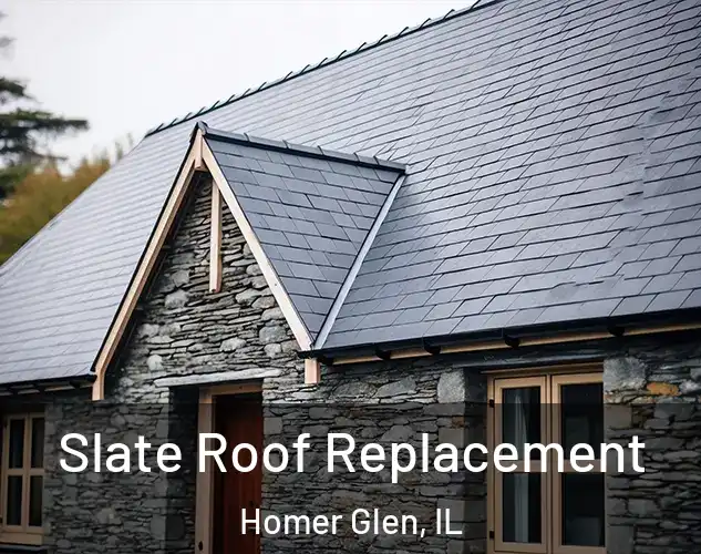  Slate Roof Replacement Homer Glen, IL