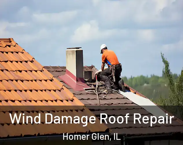  Wind Damage Roof Repair Homer Glen, IL
